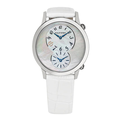 Philip Stein Women's Infinity Halo Dual-time Quartz Watch - 52-MOP-CAWSD