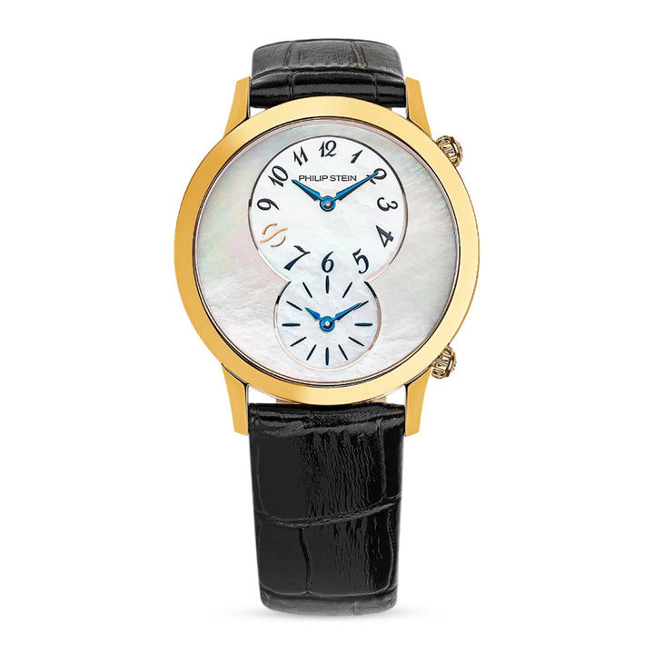Philip Stein Women's Infinity Radiance Dual-time R.Gold-plated Quartz Watch