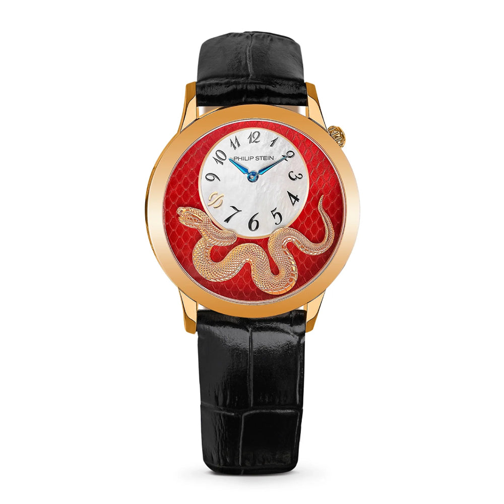 Philip Stein Women's Infinity Radiance Dual-Time R.Gold-Plated