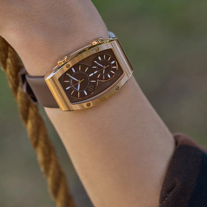 Philip Stein Signature Evolution Unisex R.Gold-plated Quartz Watch