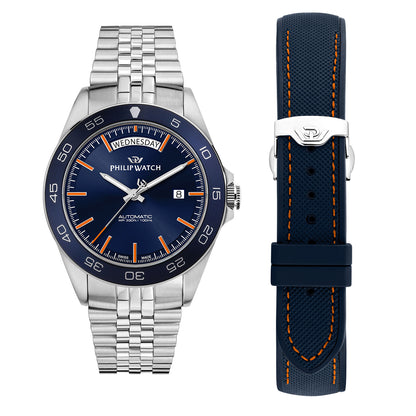 Philip Watch Men's Caribe 42mm Automatic Analog Watch R8223597114