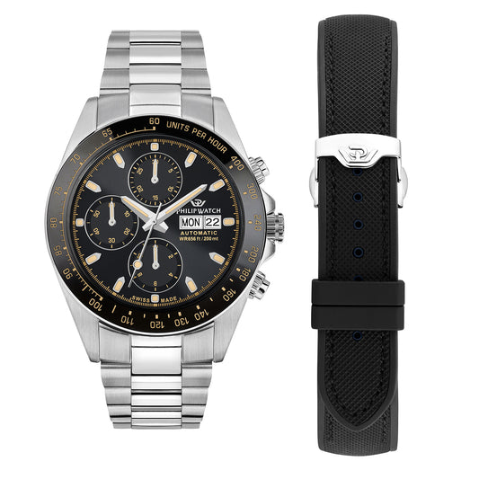 Philip Watch Men's Caribe 42mm Automatic Analog Watch R8243607010