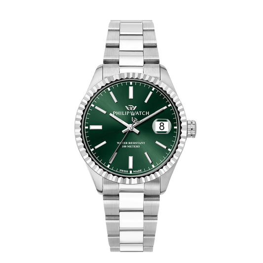 Philip Watch Men's Caribe 39mm Quartz Analog Watch R8253597115