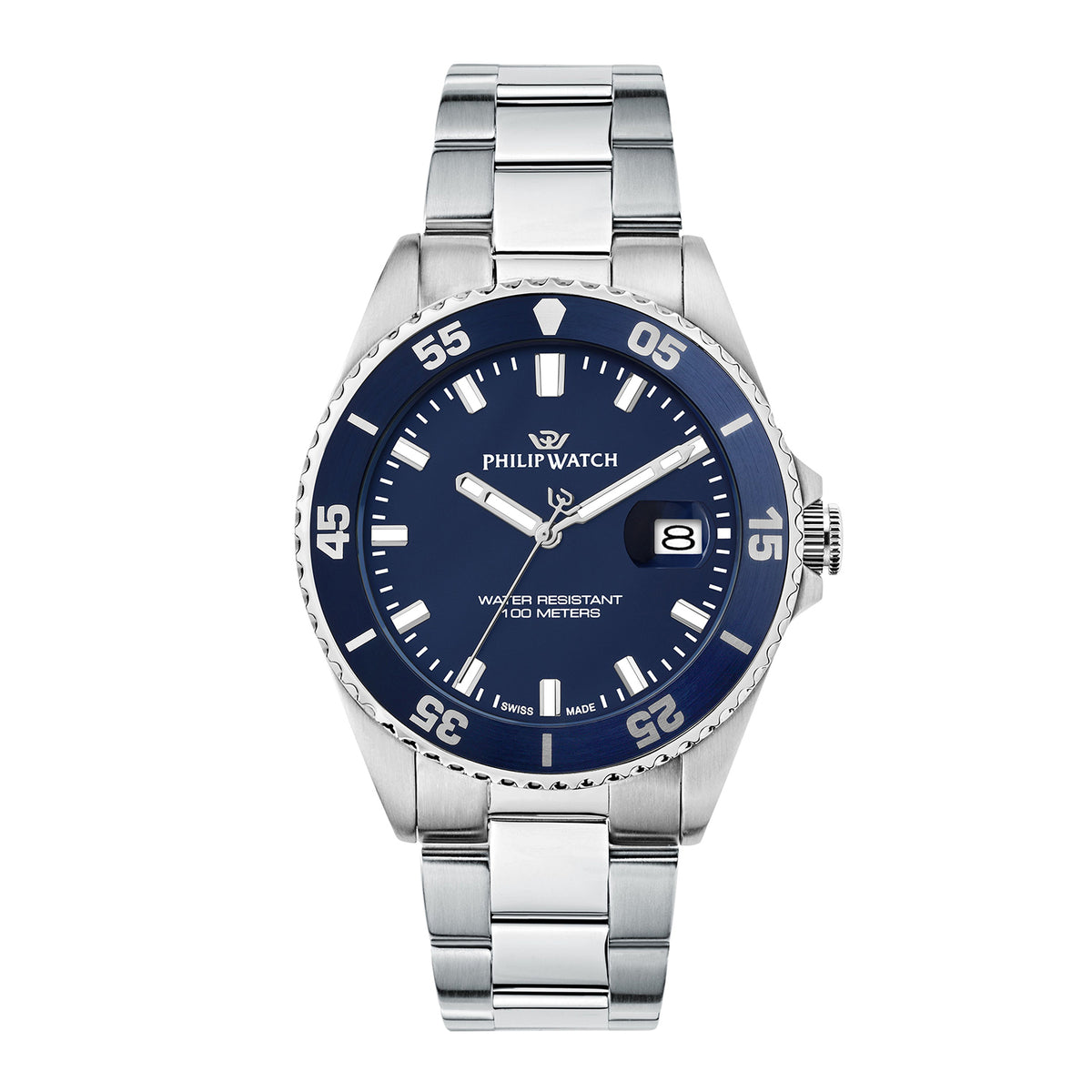 Philip Watch Men's Caribe Sport 42mm Quartz Analog Watch R8253597119