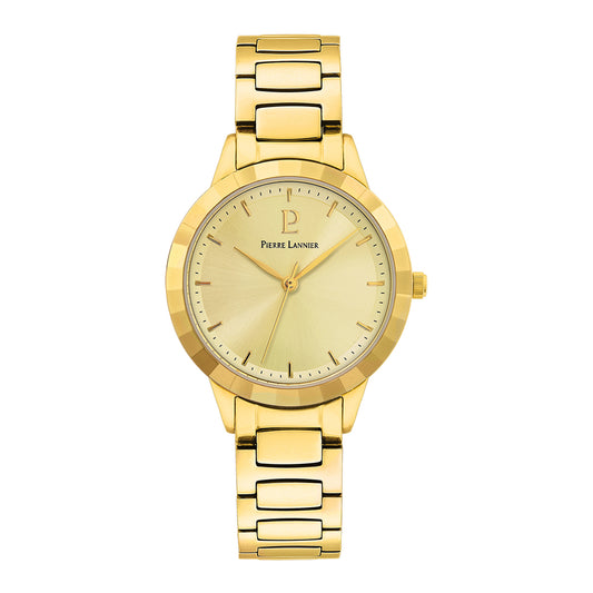 Pierre Lannier Galiera Gold Stainless Steel Gold