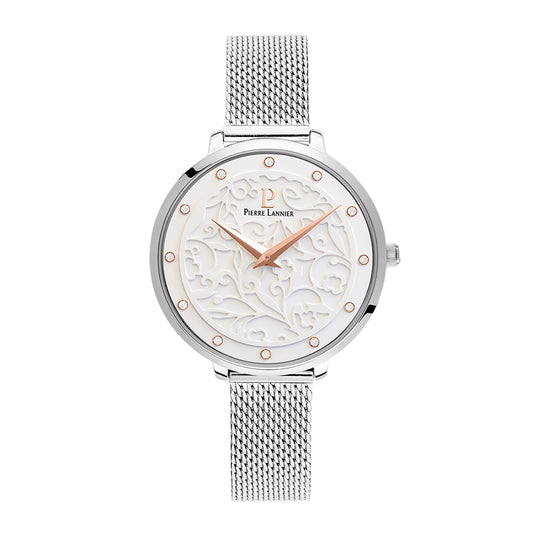 Pierre Lannier Eolia Silver Milanese Silver