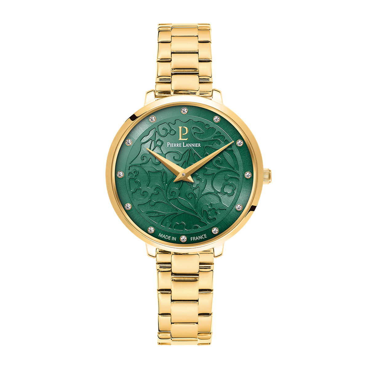 Pierre Lannier Eolia Gold Stainless Steel Gold