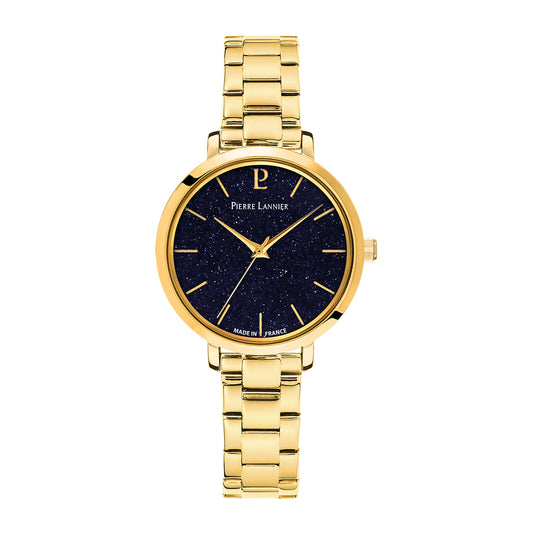 Pierre Lannier Chouquette Gold Stainless Steel Gold