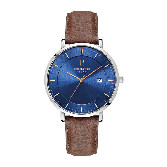 Pierre Lannier Inti Silver Stainless Steel Brown
