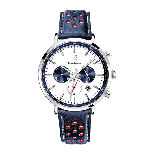 Baron Silver Stainless Steel Blue