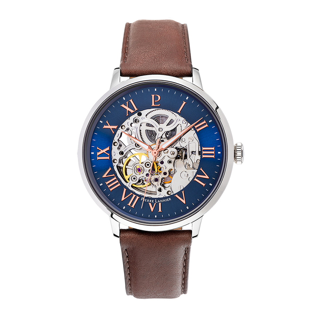 AUTOMATIC Silver Stainless Steel Brown