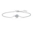 Pavé Pear Natural Diamond Bracelet in 18K White Gold CK174798