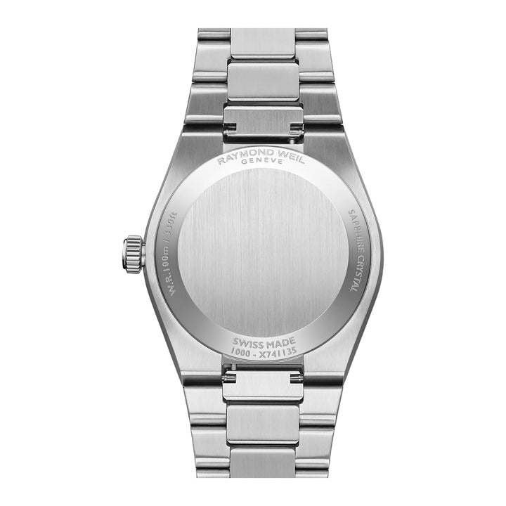 RAYMOND WEIL A.R.T. MEN'S AUTO GRAPHITE DIAL STAINLESS STEEL BRACELET WATCH 38 MM
