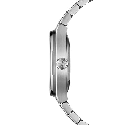 RAYMOND WEIL A.R.T. MEN'S AUTOMATIC BLUE DIAL STAINLESS STEEL BRACELET WATCH 38 MM