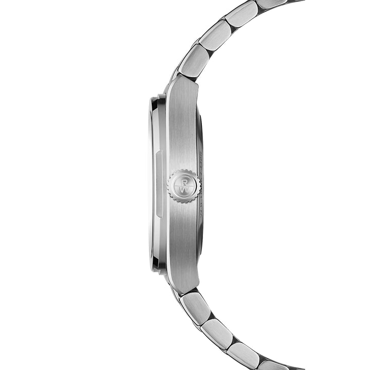RAYMOND WEIL A.R.T. SAGE GREEN DIAL INTEGRATED STAINLESS STEEL BRACELET QUARTZ WATCH 30 MM