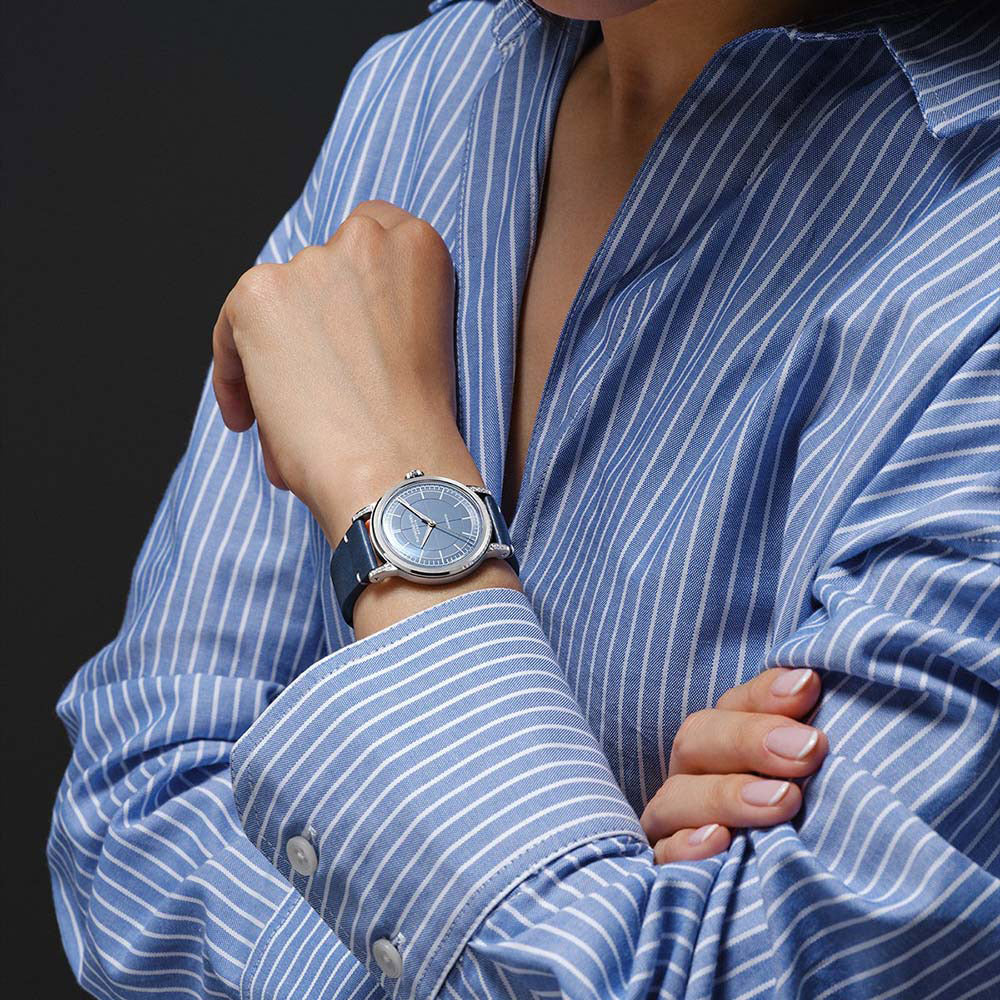 Raymond Weil Millesime Stainless Steel Case Diamond Denim Blue Dial Automatic Watch - 2125SCS50011