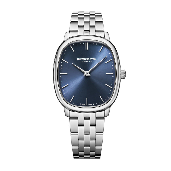 RAYMOND WEIL TOCCATA HERITAGE BLUE DIAL MECHANICAL BRACELET WATCH