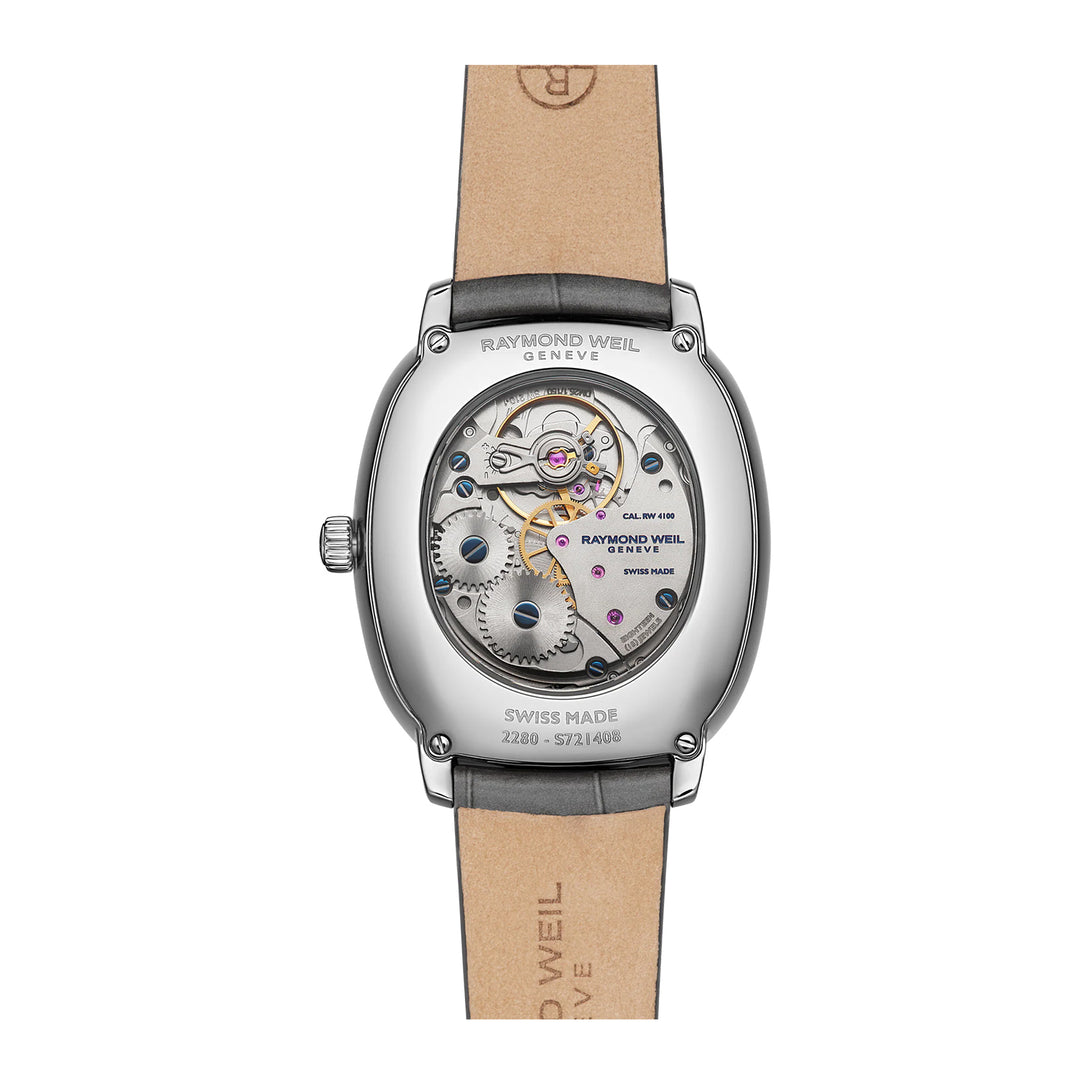 Raymond Weil Toccata Heritage Old Silver dial Mechanical Watch 33 x 38 mm