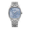 Raymond Weil Freelancer Ladies Automatic Ice Blue Dial Bracelet Cushion Shape Watch
