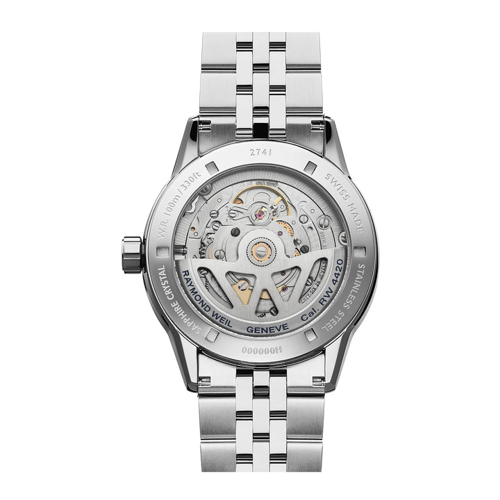 Raymond Weil Freelancer Men's Automatic Green Dial Stainless Steel Bracelet Watch 40 mm