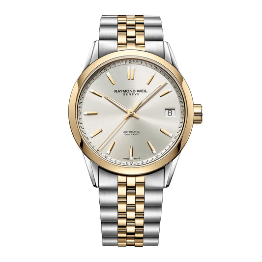 Raymond Weil Freelancer Men's Automatic Classic Two-Tone Yellow Gold Date Watch 40 mm