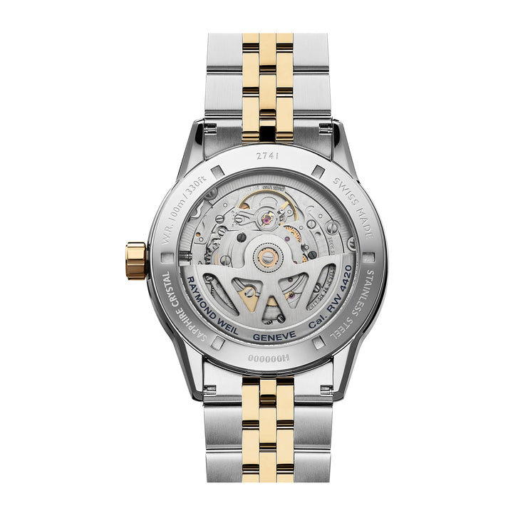 Raymond Weil Freelancer Men's Automatic Classic Two-Tone Yellow Gold Date Watch 40 mm