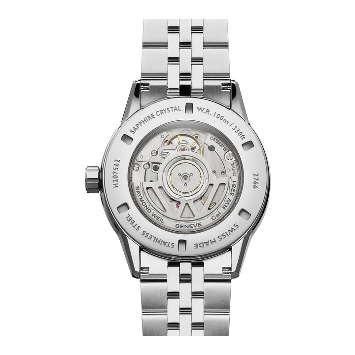 Raymond Weil Freelancer Automatic Complete Calendar Blue Sunray Dial Watch 40 mm