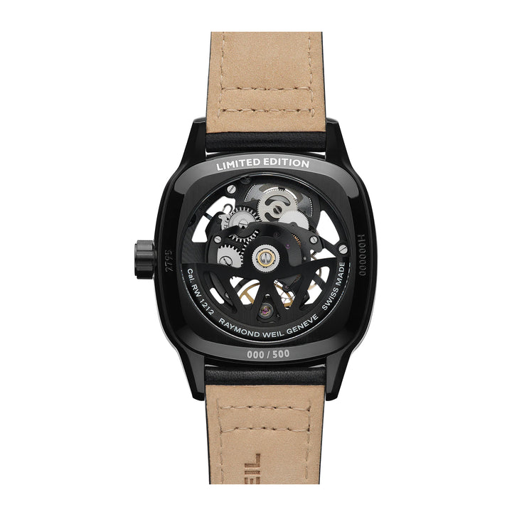 Raymond Weil Freelancer Automatic Cushion Skeleton Limited Edition Watch 40 x 40 mm