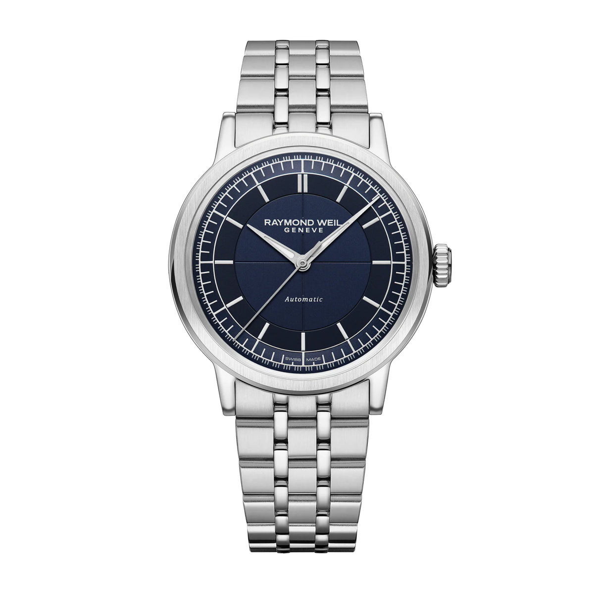 Raymond Weil Millesime Men's Automatic Blue Sector Dial Bracelet Watch