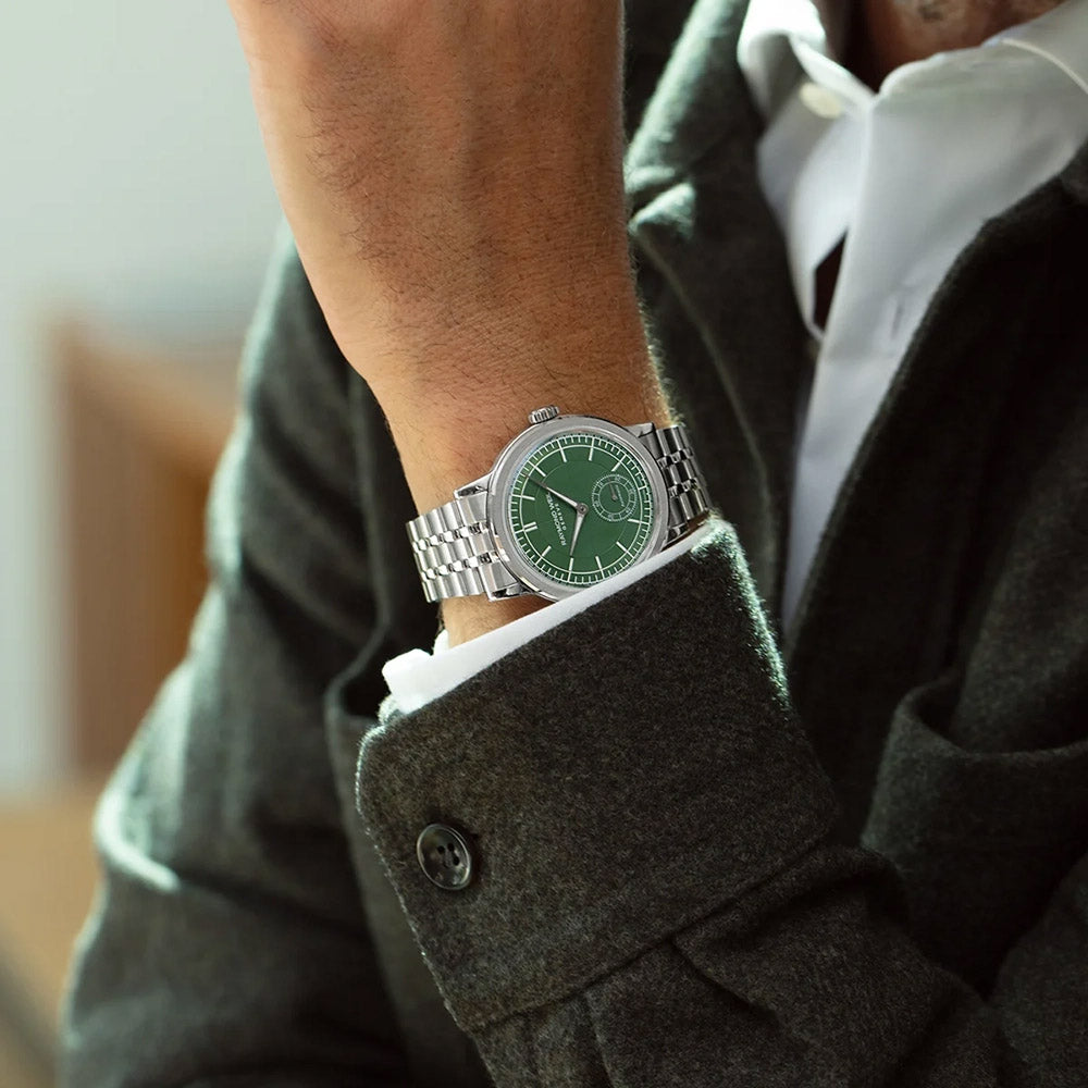Raymond Weil Millesime Stainless Steel Case Green Sector Dial Automatic Watch