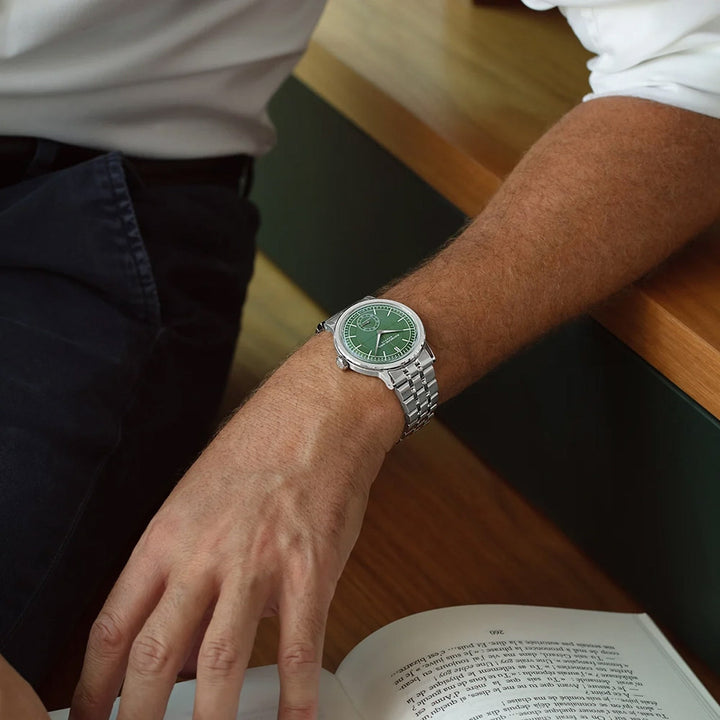 Raymond Weil Millesime Stainless Steel Case Green Sector Dial Automatic Watch