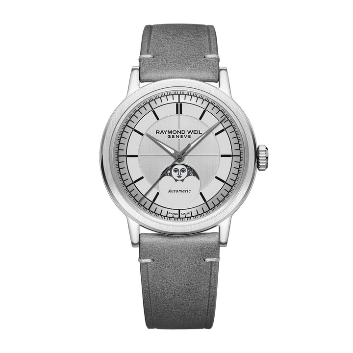 Raymond Weil Millesime Stainless Steel Case Silver Sector Dial Automatic Watch