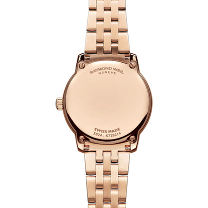 Raymond Weil Toccata Ladies Classic Stainless Steel Rose Gold Dial Quartz Watch