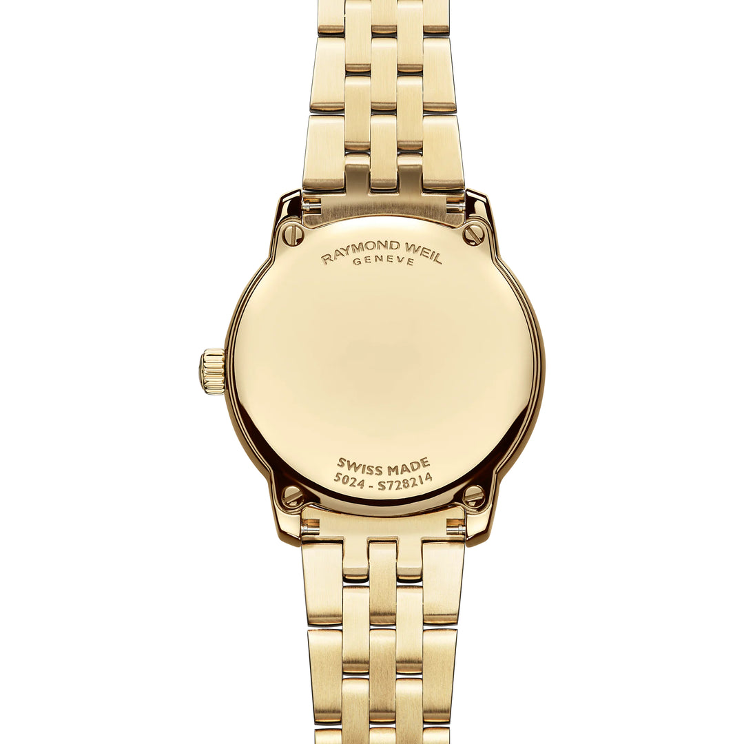 RAYMOND WEIL TOCCATA LADIES CLASSIC GOLD 60 DIAMOND STEEL QUARTZ WATCH