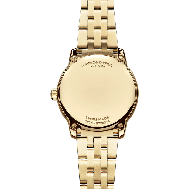 RAYMOND WEIL TOCCATA LADIES CLASSIC GOLD 60 DIAMOND STEEL QUARTZ WATCH