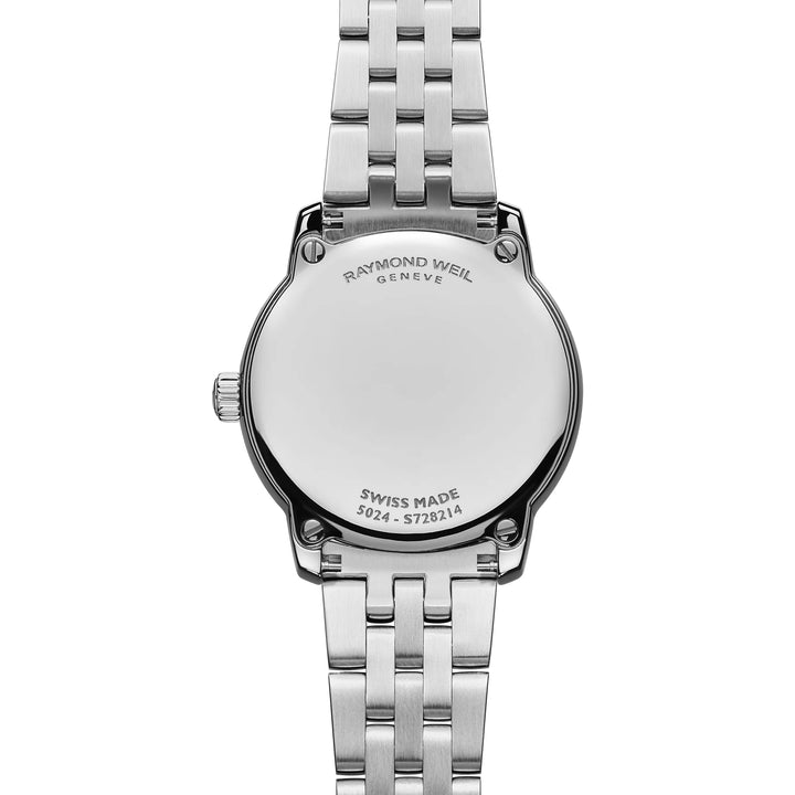 RAYMOND WEIL TOCCATA LADIES CLASSIC DIAMOND STAINLESS STEEL BLACK DIAL QUARTZ WATCH
