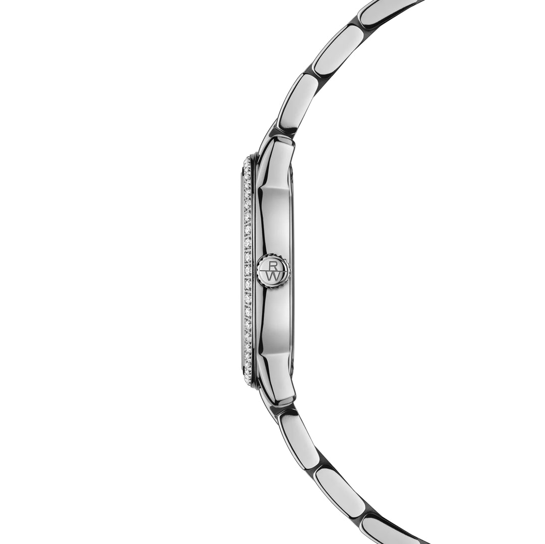 RAYMOND WEIL TOCCATA LADIES CLASSIC DIAMOND STAINLESS STEEL OLD SILVER DIAL QUARTZ WATCH