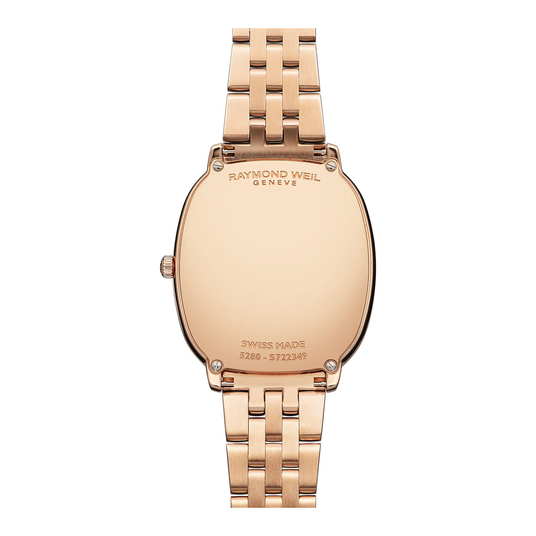 Raymond Weil Toccata Heritage Old Silver Dial Quartz Diamonds Bracelet Watch 31 x 36 mm