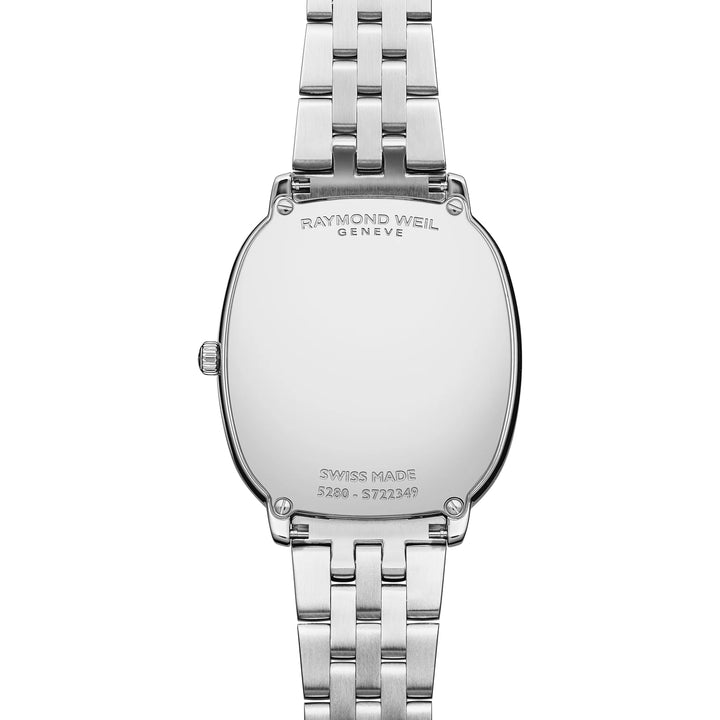RAYMOND WEIL TOCCATA HERITAGE RED GRAPE DIAL QUARTZ DIAMONDS BRACELET WATCH