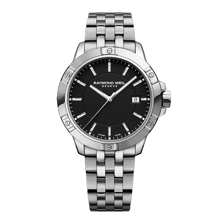 Raymond Weil Tango Stainless Steel Case Black Dial Quartz Watch