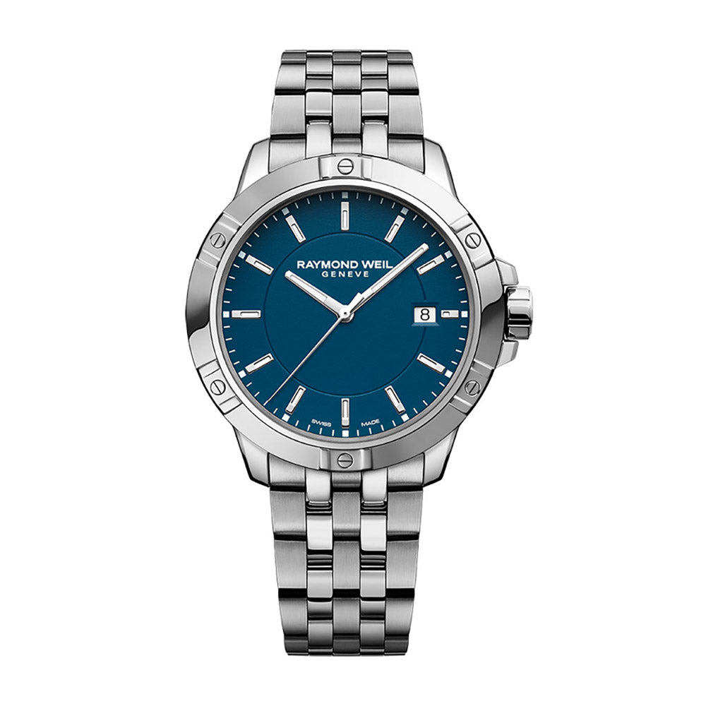 Raymond Weil Tango Stainless Steel Case Blue Dial Quartz Watch