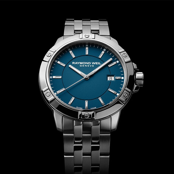 Raymond Weil Tango Stainless Steel Case Blue Dial Quartz Watch