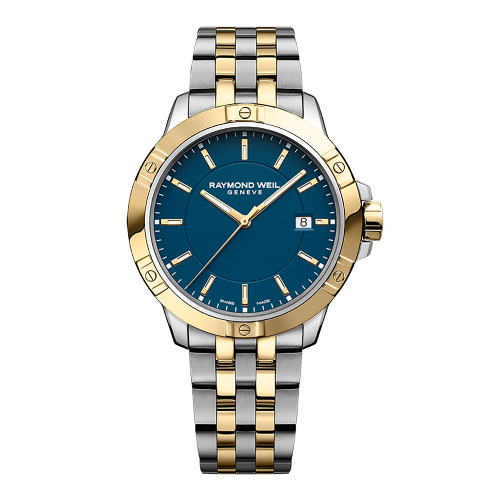 Raymond Weil Tango Stainless Steel Case Blue Dial Quartz Watch - 8160STP50041