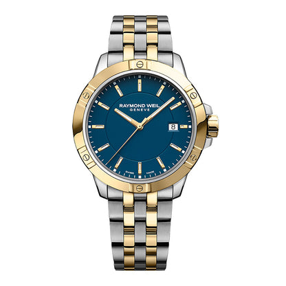 Raymond Weil Tango Stainless Steel Case Blue Dial Quartz Watch - 8160STP50041