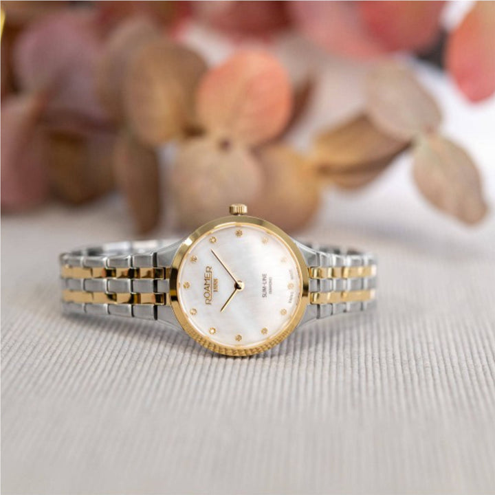 ROAMER SLIM-LINE DIAMONDS LADIES QUARTZ WATCH