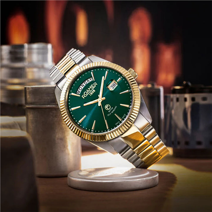 ROAMER PRIMELINE DAYDATE GENTS AUTOMATIC WATCH