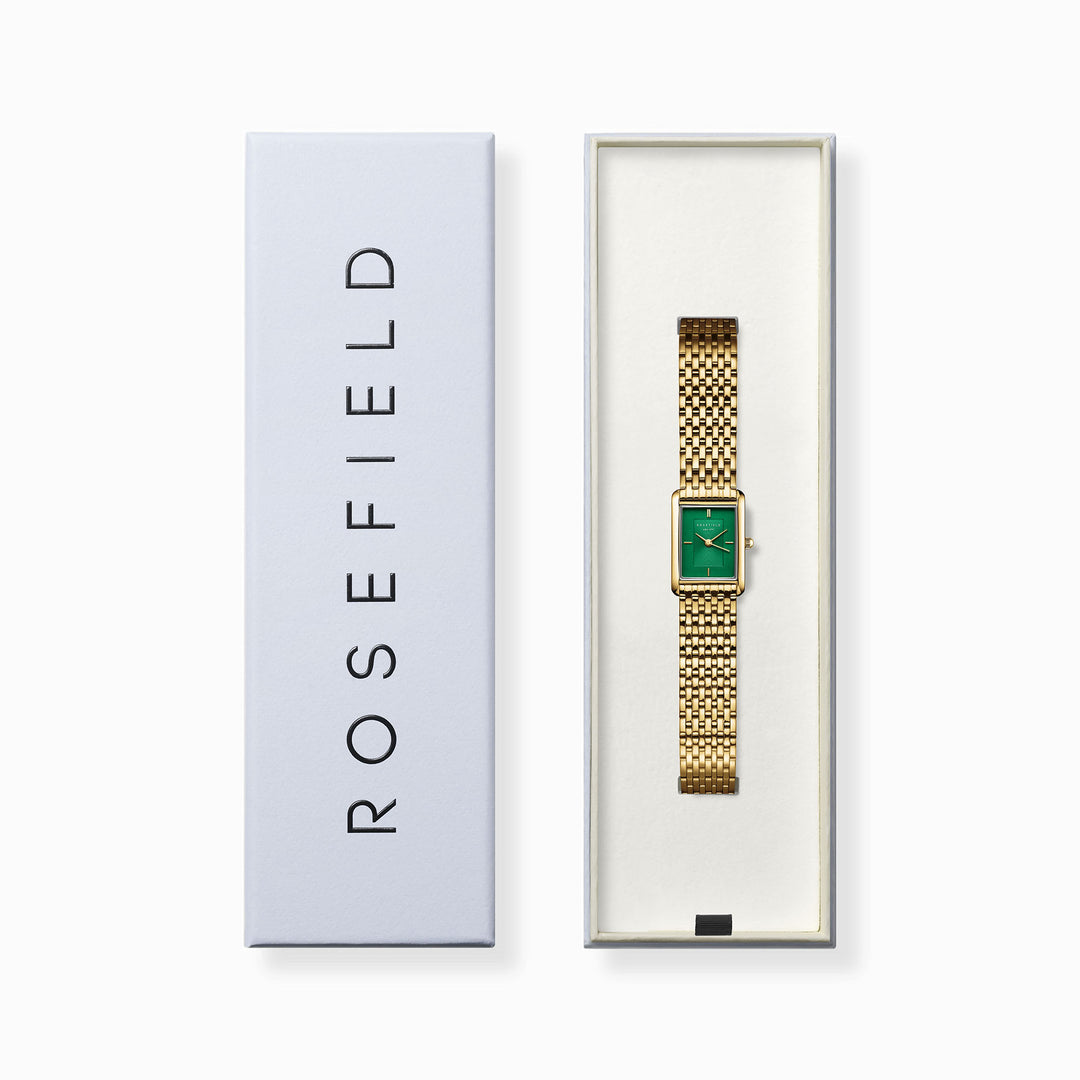 Rosefield Heirloom Emerald Dial Steel Gold Women's Watch
