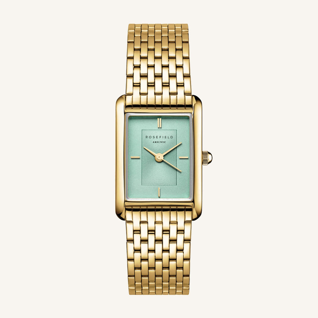 Rosefield Heirloom Mint Green Dial Steel Gold Women's Watch