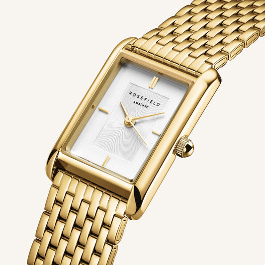 Rosefield Heirloom White Dial Steel Gold Women's Watch