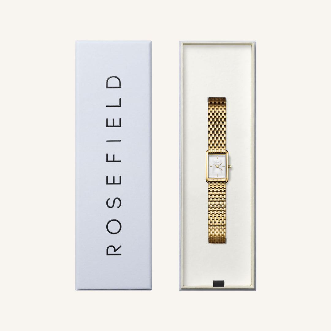 Rosefield Heirloom White Dial Steel Gold Women's Watch